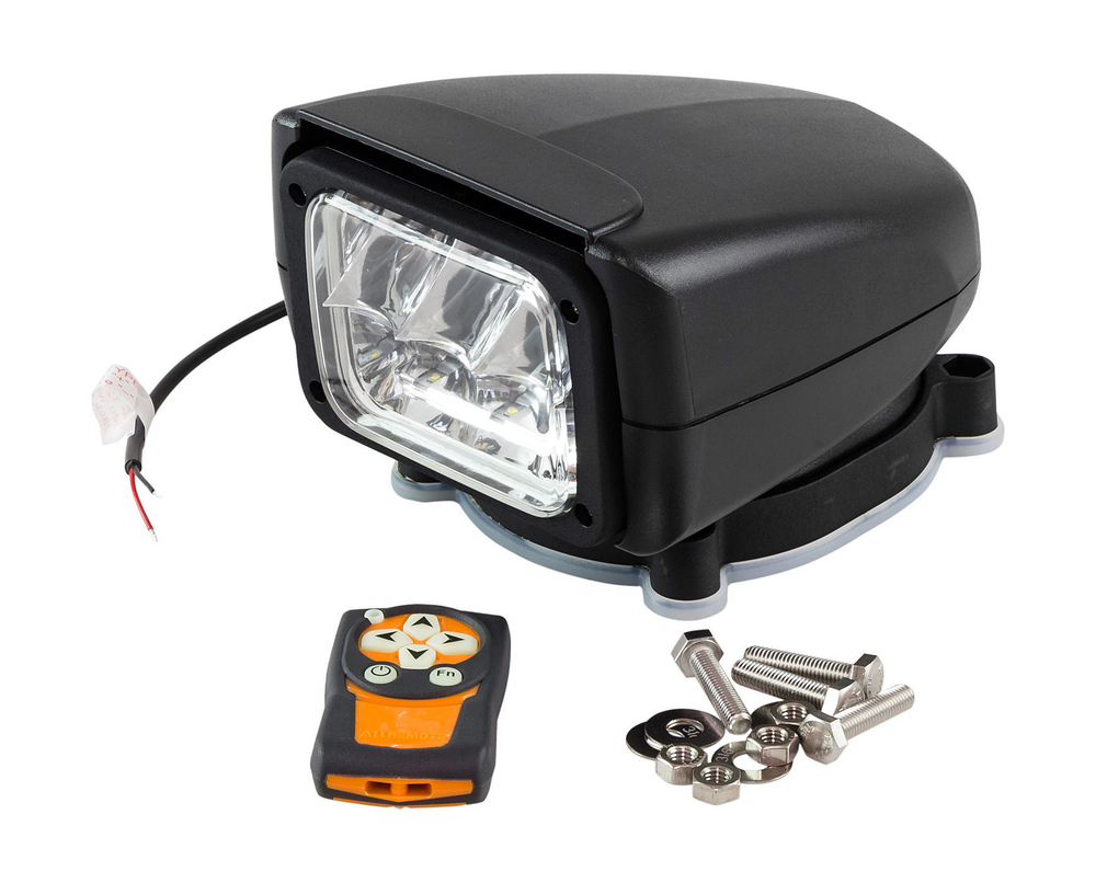 Прожектор с дистанционным управлением, черный корпус, светодиодный, брелок, модель 150