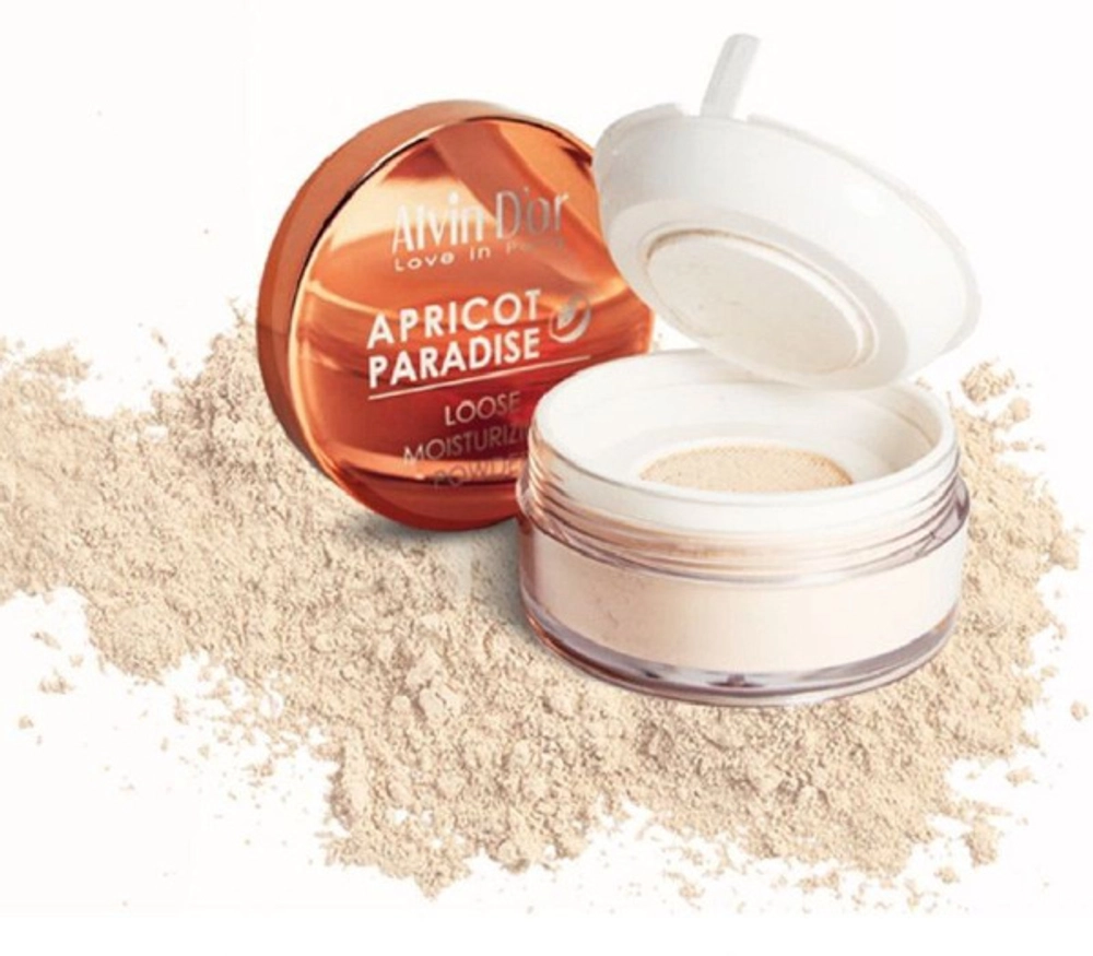 Пудра рассыпчатая Alvin D'or Moisturizing Apricot Paradise