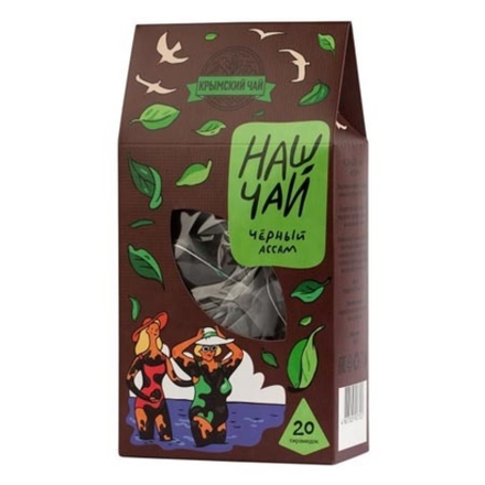 Наш чай. Ассам 20 н/п (кор) 50гр, ТМ ТРАВЫ ГОРНОГО КРЫМА