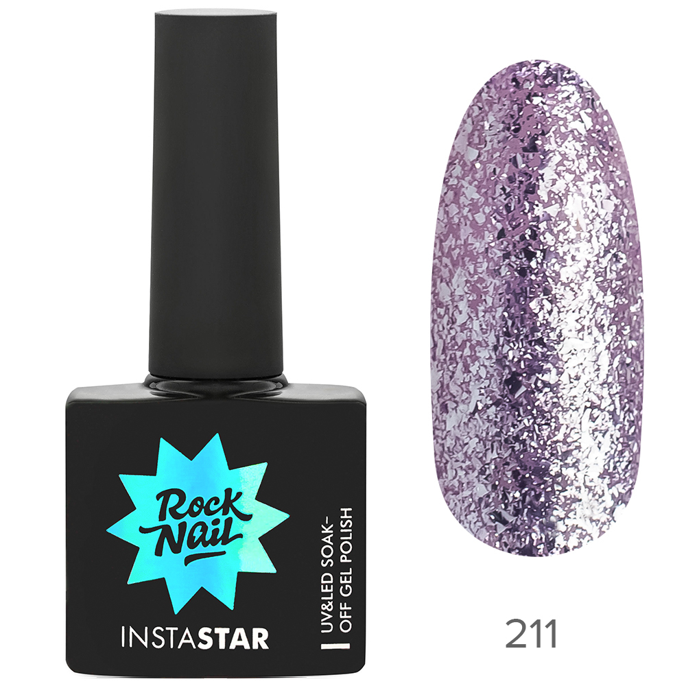 Гель-лак RockNail Insta Star 211 Ariana, 10мл.