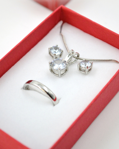 Футляр картонный прямоугольный, ассорти (6х4шт), серия "Подарочная" (№13)