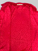 Рубашка Mirana 10710 удлиненная атласная леопардовый принт