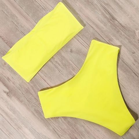 Купальник бандо BANDO YELLOW-2
