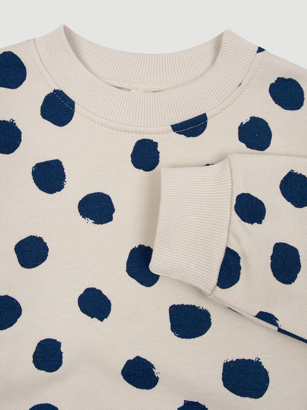 Утеплённый свитшот Mjölk Горошки