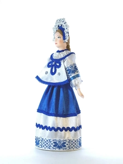 Кукла коллекционная Снегурочка Гжель