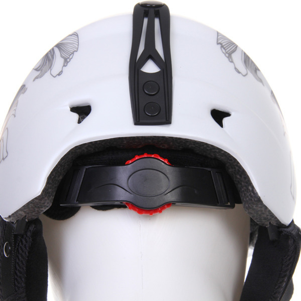 Шлем защитный для зимних видов спорта MS-86 Grey Flower, размер M (55-58)