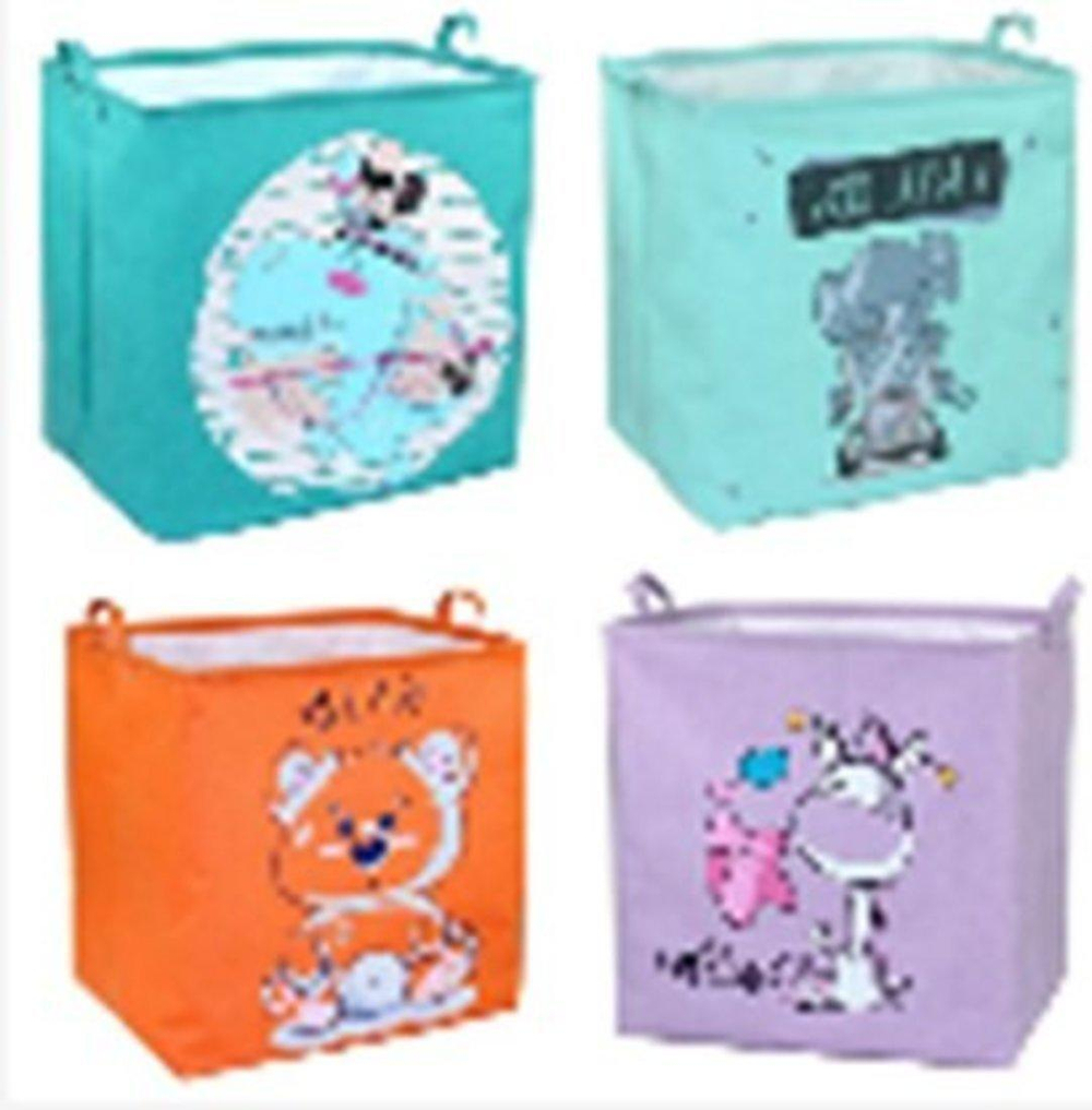 Корзина, для игрушек 40х50х50 см, в ассорт., пакет