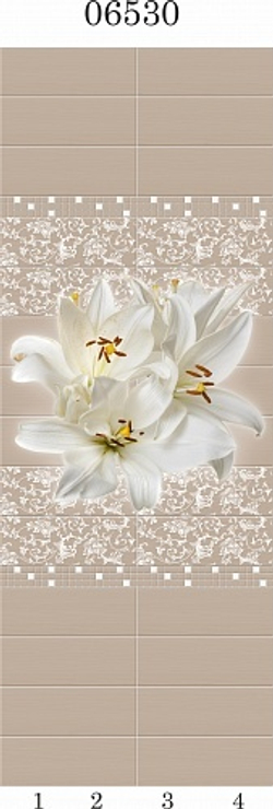 Панель ПВХ фотопечать 3D Panda Эдем 2700х250 мм