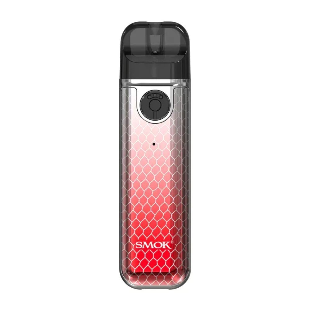 Набор SMOK Novo 4 mini 900mAh Pod Kit - Silver Red Cobra Набор SMOK Novo 4 mini 900mAh Pod Kit - Silver Red Cobra