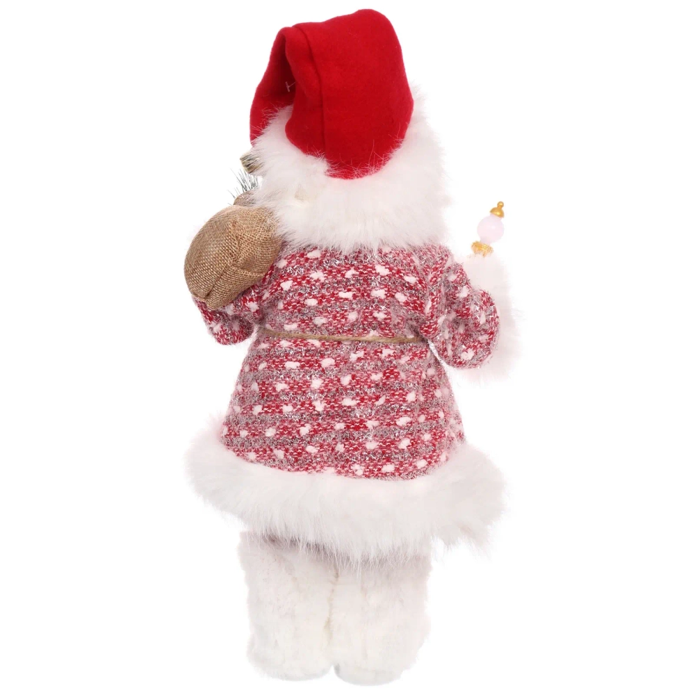Дед Мороз - Лесовичок «Хранитель праздника» 40 см, Красный/белый