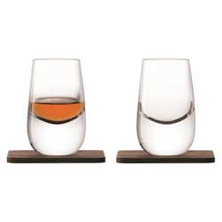 Набор из 2-х стопок на подставках Whisky 80 мл