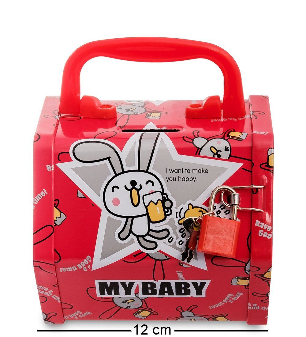 GAEM Art BX- 30/3 Металлическая копилка «Сундучок»