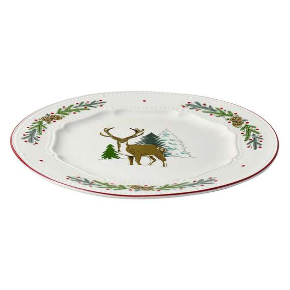 Набор из четырех тарелок nordic winter из коллекции new year essential, D23 см