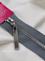 Молния серая серебро