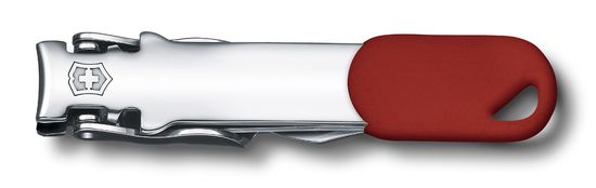 Книпсер VICTORINOX, с отверстием для шнурка, сталь, красный, в блистере