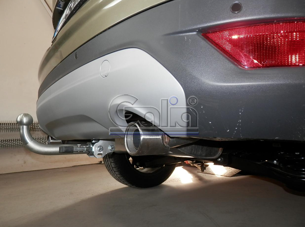 Фаркоп оцинкованный Galia F113C для Ford Kuga 2008-2013, 2013-(паспорт и сертификат в комплекте)(без электрики)