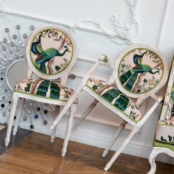 Полукресло Объект мечты Индокитайский зелёный павлин