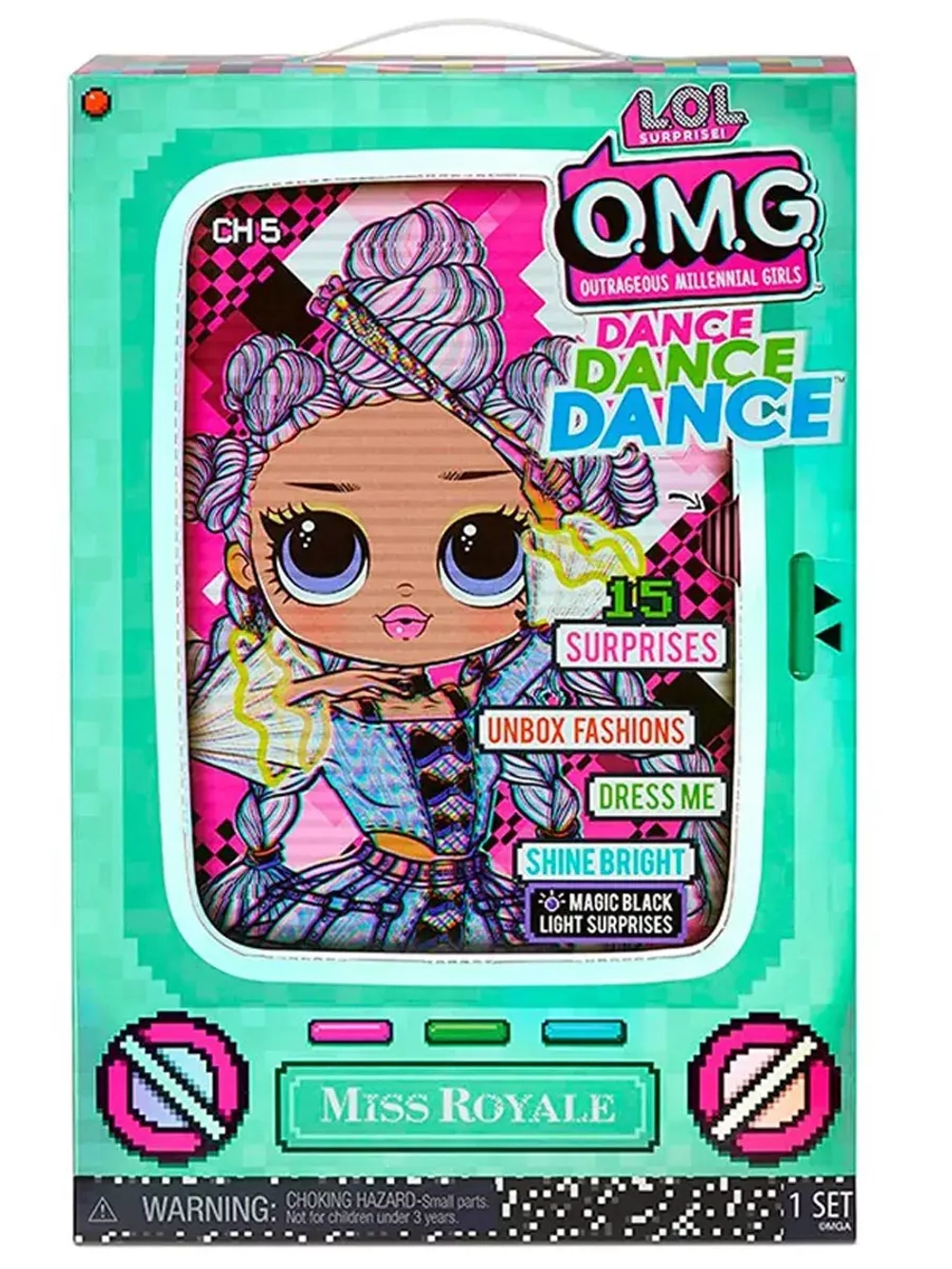 Кукла Лол Омг Lol Omg Dance Miss Royale неон