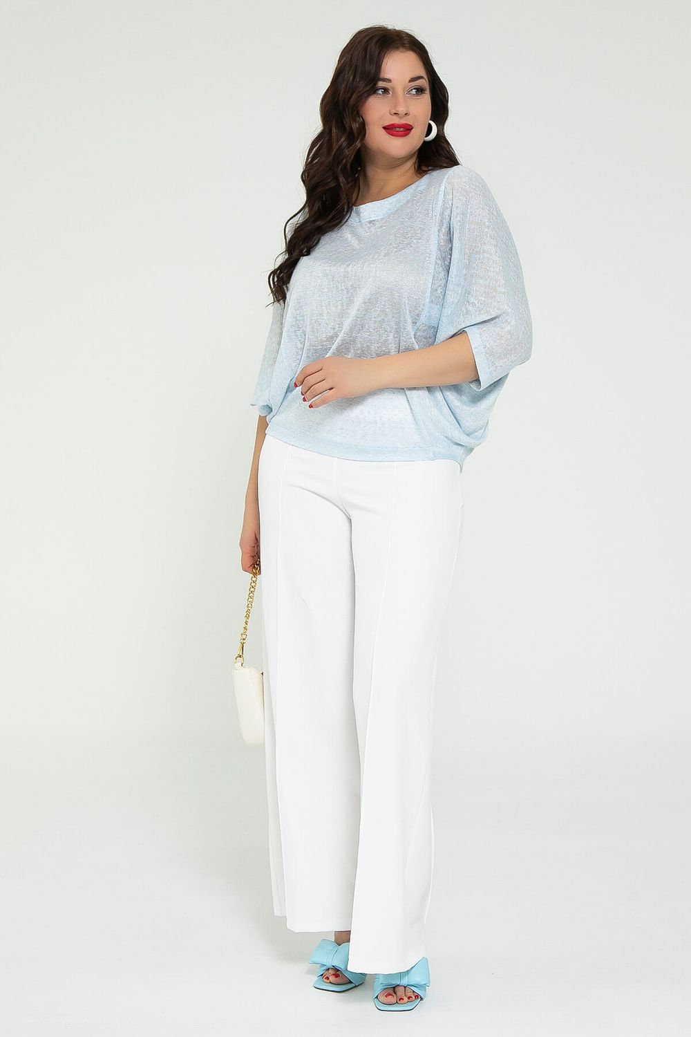 Блуза Шармель (голубая) Б12827-16М LT Collection
