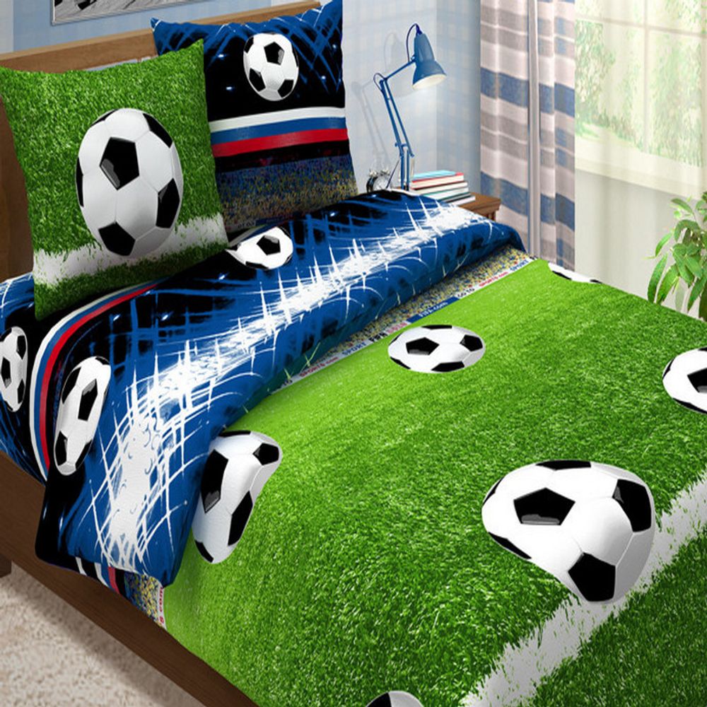 Комплект постельного белья "ВЛ. ФУТБОЛ", бязь Премиум, 100% хлопок, Россия.