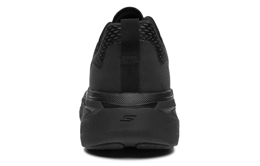 Skechers Skechers Max Cushioning Xingmai Fabric Premier comfortable cushioning Thick-soled shock absorption non-slip wear-resistant breathable low-top sports training shoes men's black and gray