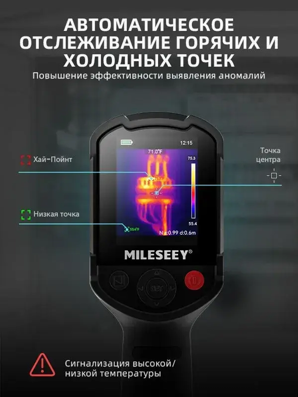 Профессиональная тепловизионная камера TR10 Сканер температуры тепловизор строительный