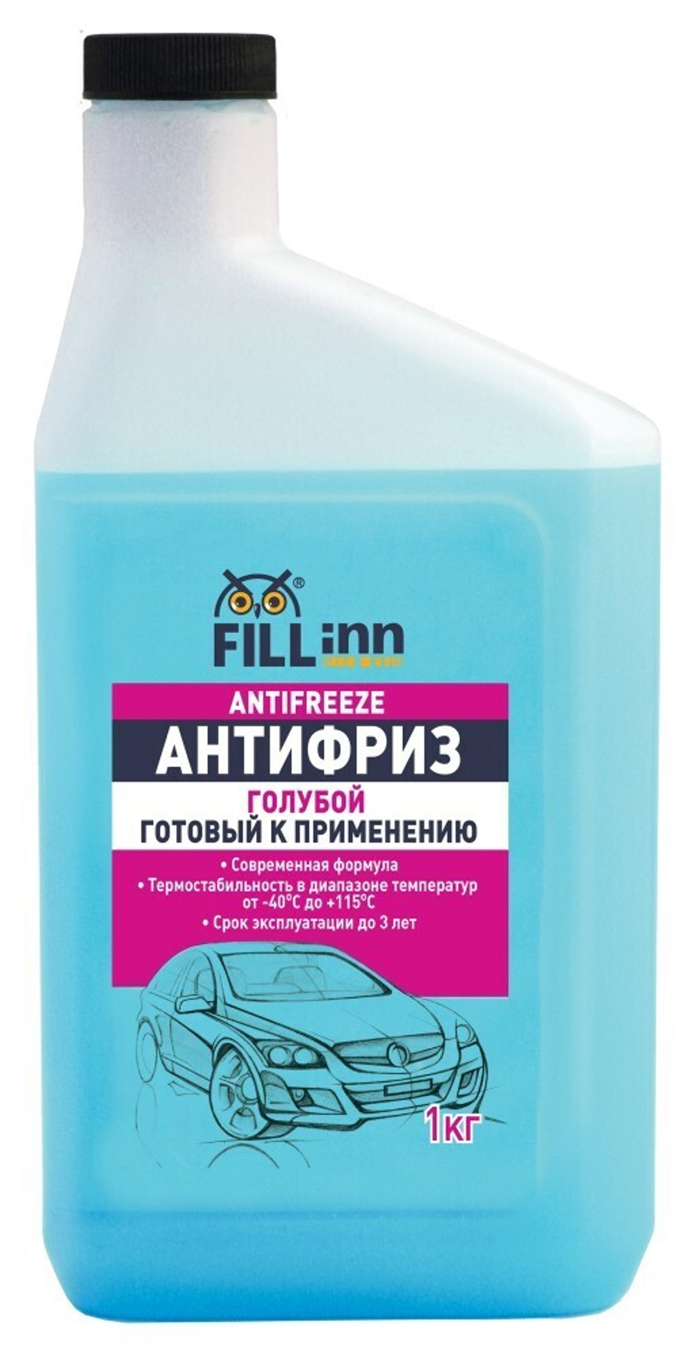 Антифриз готовый голубой G11,1 кг