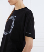 Футболка GREYHOUND HEATMAP PRINT COTTON JERSEY 30/1 Trussardi - черный(56T00561 1T005381)