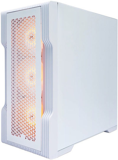 Корпус для компьютера 1STPLAYER Корпус TRILOBITE T3 White / mATX, TG / 4x 120mm LED fans inc. / T3-WH-4F1-W