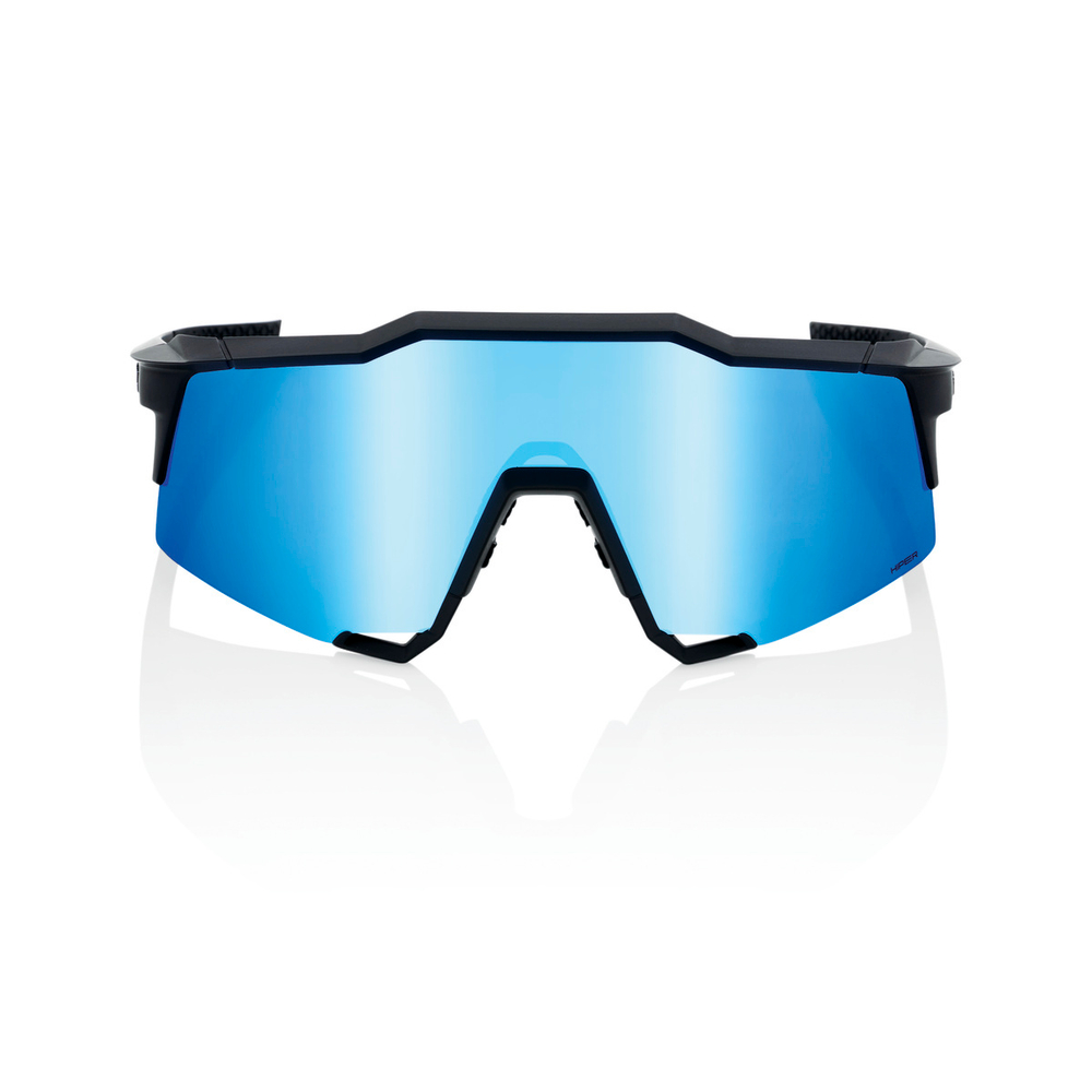 Спортивные очки с диоптриями 100% Speedcraft / Matte Black / HiPER Blue Multilayer Mirror Lens