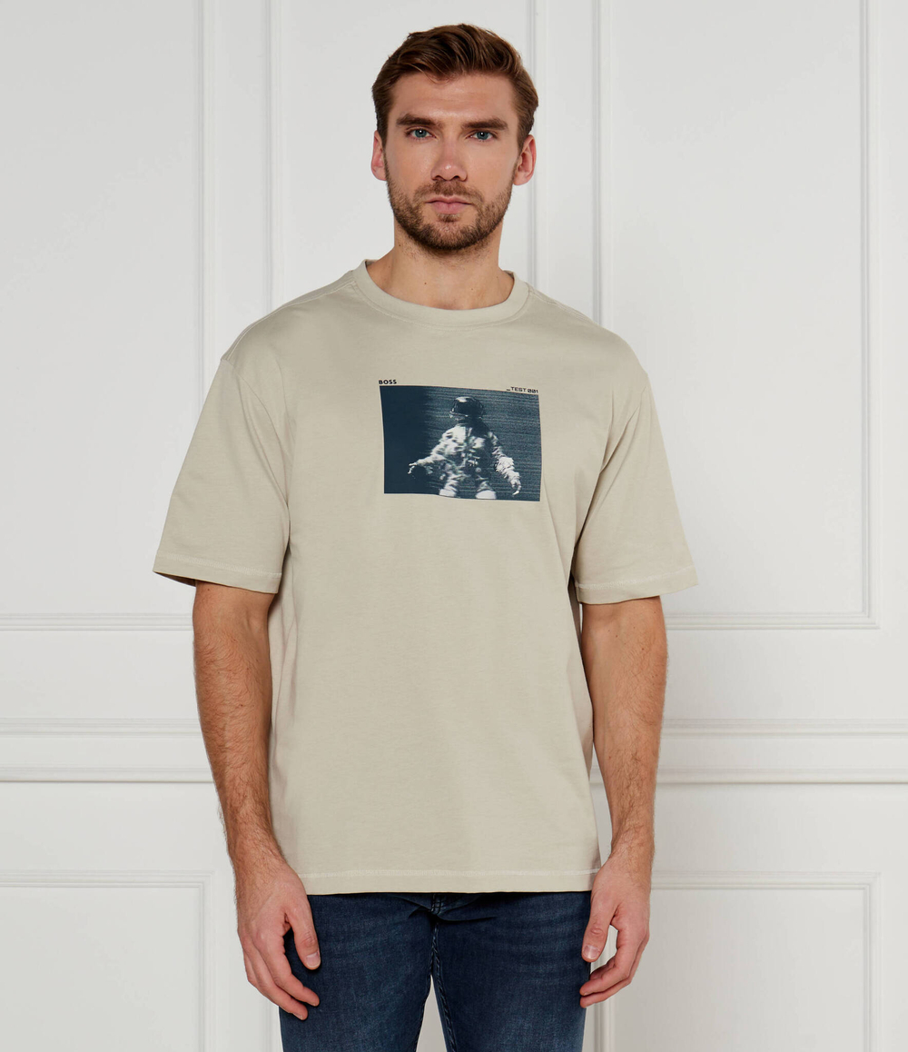 Футболка Astronaut BOSS ORANGE - бежевый(50528209)