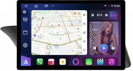 Магнитола для Lexus ES200, ES250, ES350 2015-2018 (джойстик - шайба) - FarCar BX877 монитор 13" 2K QLED на Android 13, TS10, 6+128, CarPlay, 4G SIM-слот