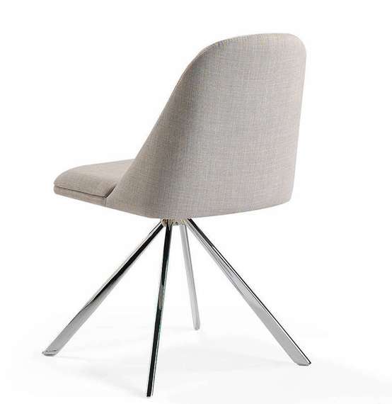 Крутящийся стул Espacio Malva, серый