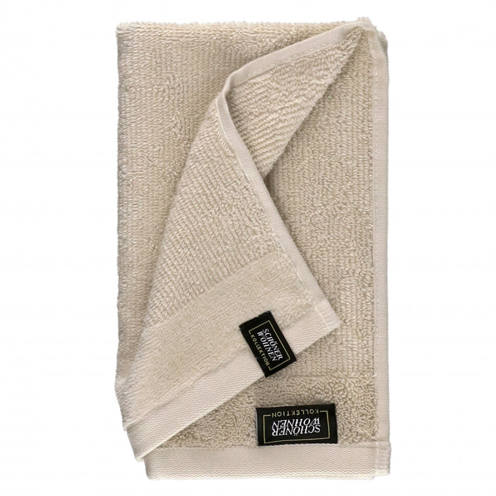 Полотенце 30x50 Schoner Wohnen Sense 78006-030 бежевое