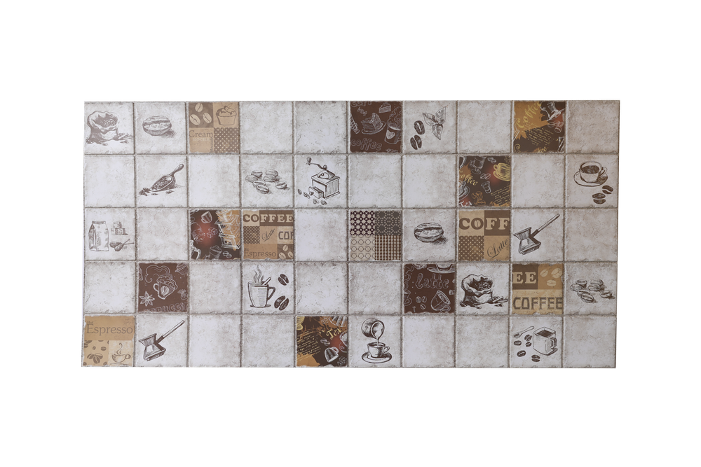 ПАНЕЛЬ ДЕКОРАТИВНАЯ ПВХ GRACE ПЛИТКА ЭСПРЕССО955Х480ММ 1ШТ