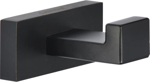 88051-C Крючок одинарный (ЧЕРНЫЙ)  GANZER  (20/1шт)