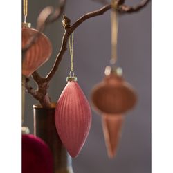 Набор ёлочных украшений Velvet mood из коллекции New Year Essential, 6 шт.