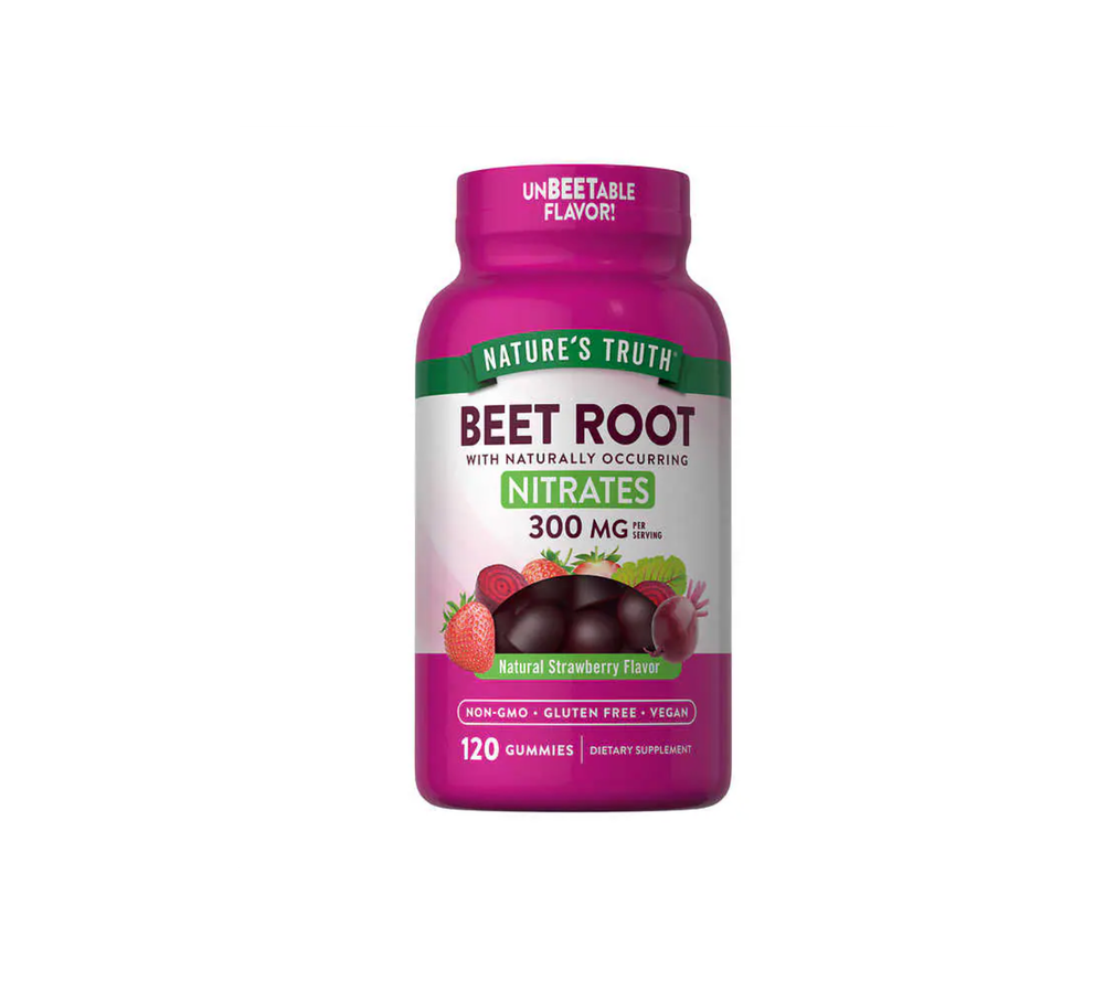 Корень свеклы Nature's Truth, 120 жевательных конфет