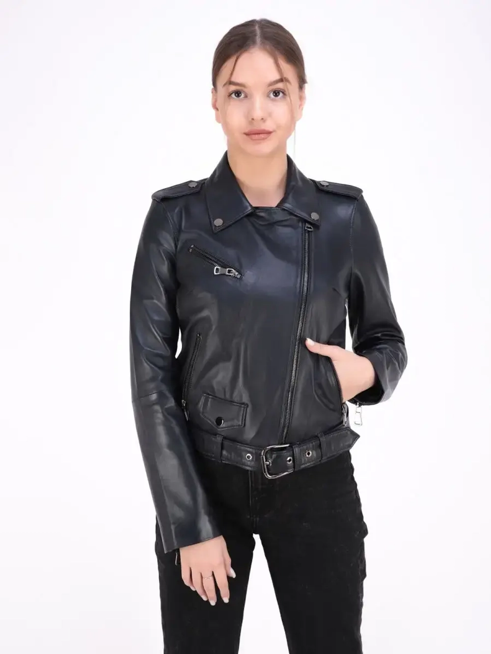 Косуха кожаная из натуральной кожи Турция