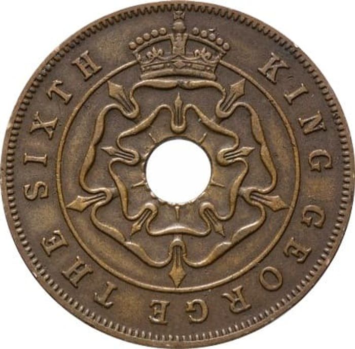 1 пенни 1949-1952 Южная Родезия