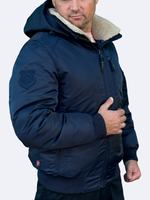 Куртка бомбер Corbona Зима синий