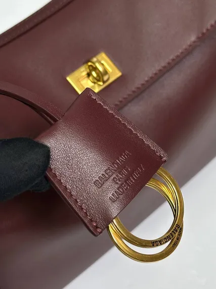 BALENCIAGA RODEO HANDBAG Бордовый