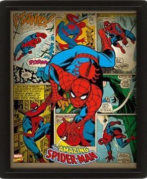 3D картина Marvel Retro Spider-Man Человек Паук