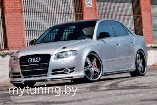 Юбка бампера V.1 для Audi A4 B7 2004-2008 Sedan/Avant