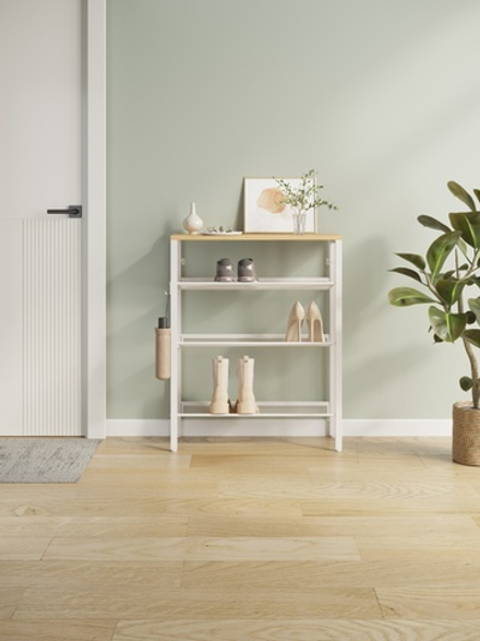 Подставка для обуви "Торонто 24Л", белый