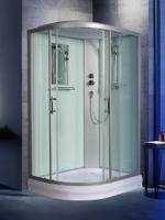 Душевая кабина WeltWasser  WW500 WERRA 1202 R 120х90 см,  прозрачное стекло, поддон низкий, крыша, правосторонняя