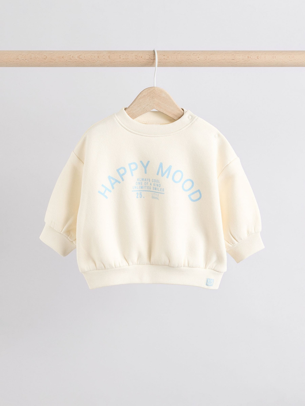 Толстовка и легинсы в комплекте для малышей Next E48-228, Молочный, Голубой