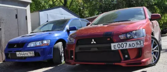 Бампер передний EXTREME для Mitsubishi Lancer 10