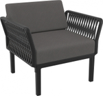 Подушка для спинки кресла Siesta Contract Portofino Lounge, темно-серый