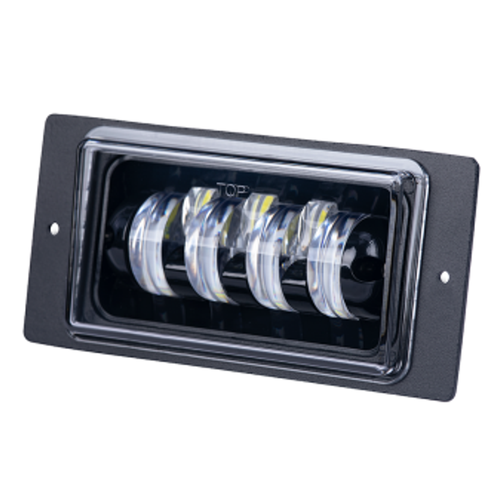 Противотуманки LED (2110-2114) 9-30V  70W (W) 7линз 1реж (пара) #2110-7LINZ/(050-70W/W)